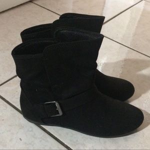 Black ankle boots